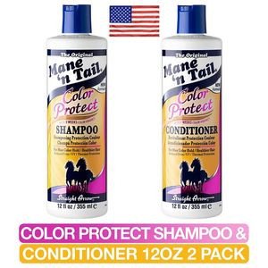 Mane 'N Tail Color Protect shampooing + revitalisant 12 onces chacun 355ML
