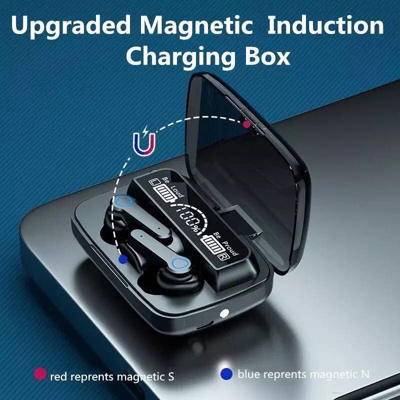 Écouteurs sans fil TWS Bluetooth M9-17, 5.1, avec affichage d'alimentation LED, son Surround 9D, Mini oreillettes, casques d'écoute de Sport avec micro