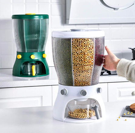 Distributeur de Nourriture Sèche Rotatif à 360 Degrés