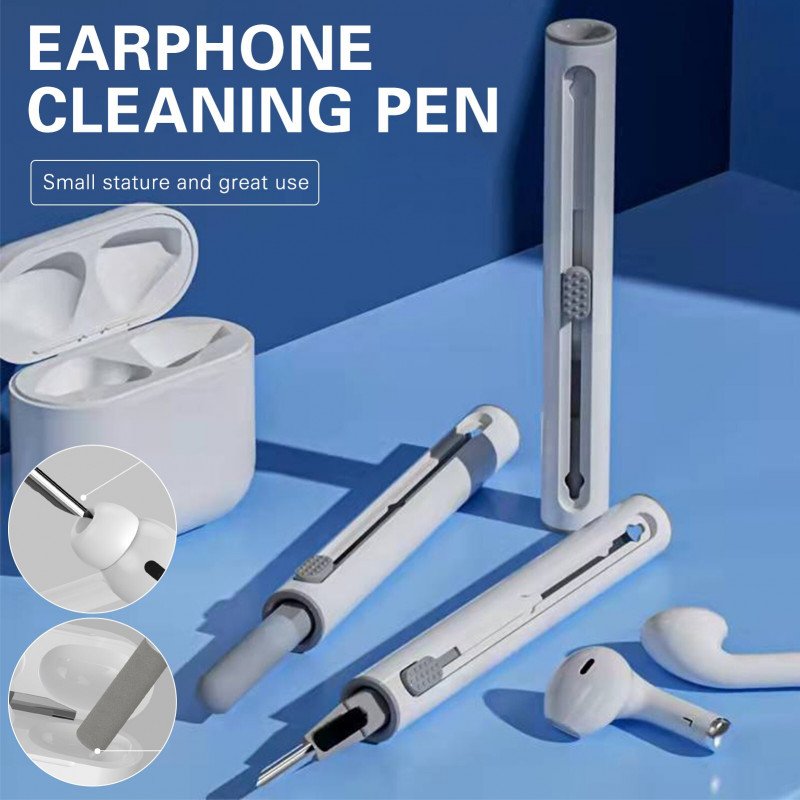 Kit de nettoyage pour stylo 3 en 1   pour écouteurs sans fil Accessoires de boîte de charge