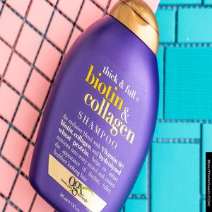 Ogx Shampoo - Biotin & Collagen - 385 ml ORIGINAL sans sulfate
