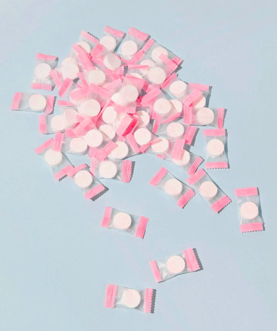 30 pièces Feuille comprimée pour visage