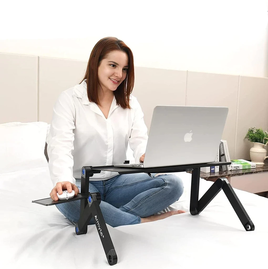 SUPPORT ORDINATEUR : PLIANT MULTIFONCTIONS ERGONOMIQUE