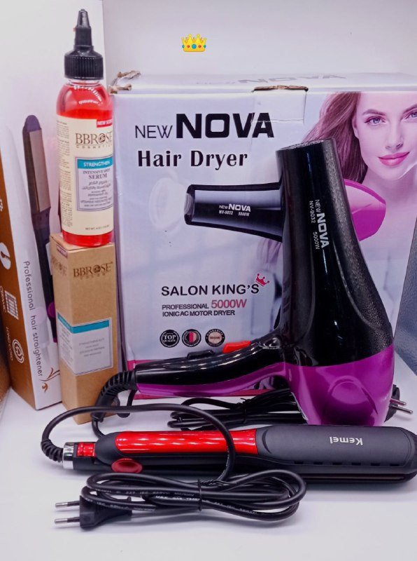 ‼️Offre spéciale ‼️ ✍ composé de ✍ Séchage Nova ✍ Sérum capillaire BBR ✍ kemei venteux
