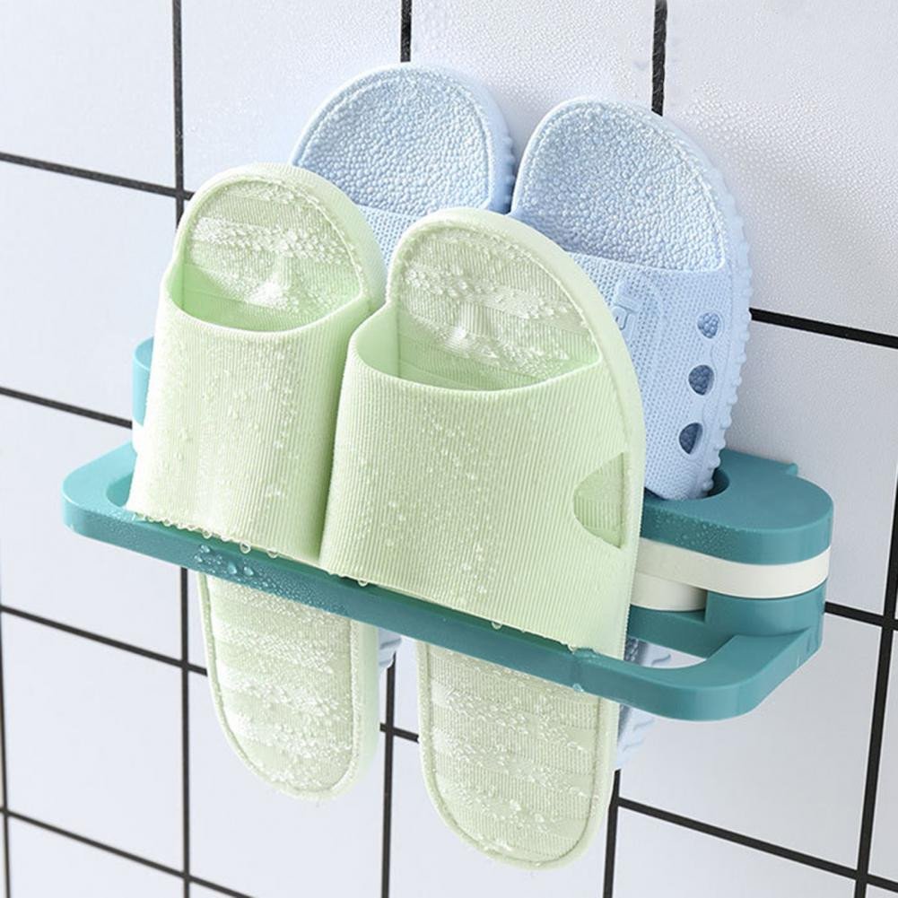 Porte-pantoufles mural Portable et pliable, étagère de rangement pour chaussures, organisateur de rangement pour la maison, accessoires de salle de bain