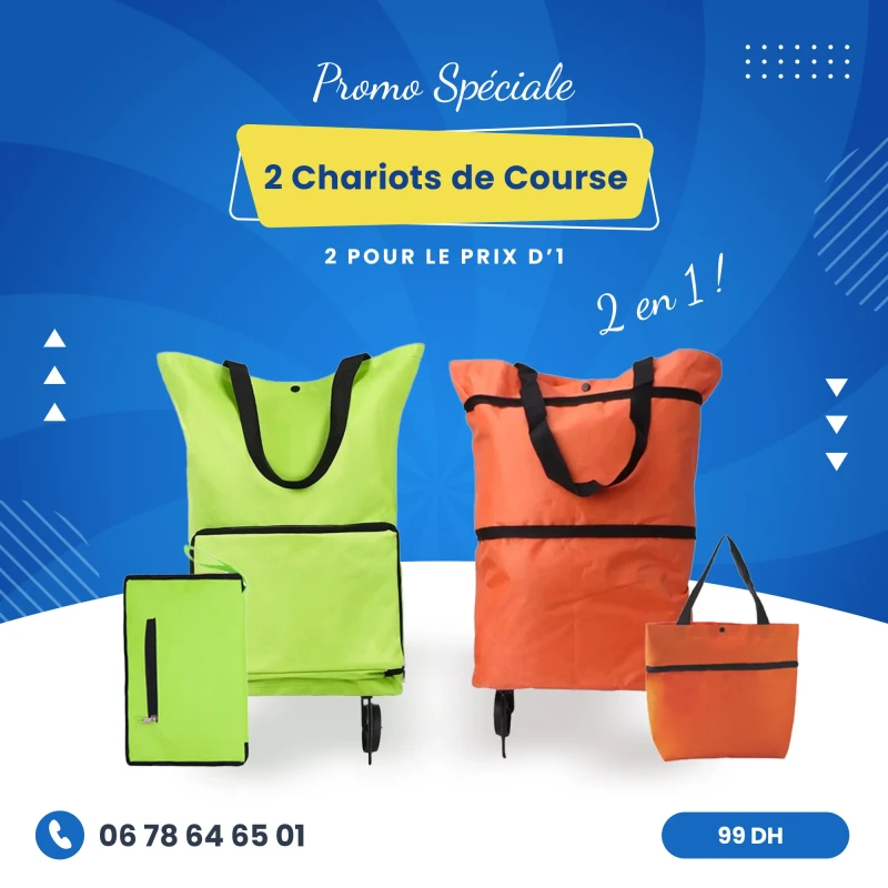 Promo Speciale 2 chariots de course