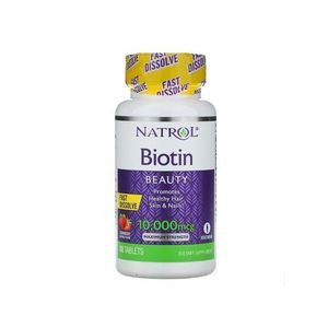 Natrol Biotine concentration maximale fraise 10 000 mcg 60 comprimés